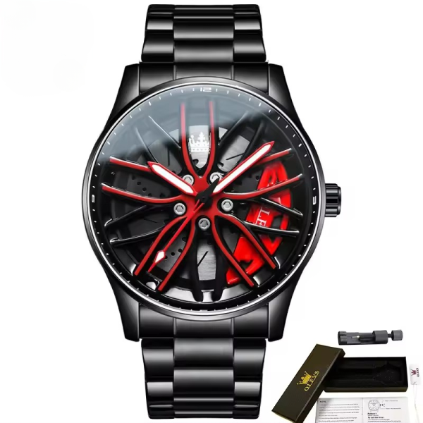 Waterproof Sport Quartz Stainless Steel Strap Men Wristwatch - Image 6