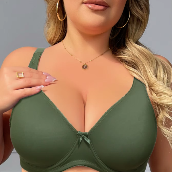 Fashion Bra for Big Breast Plain Plus Size Bras - Image 3