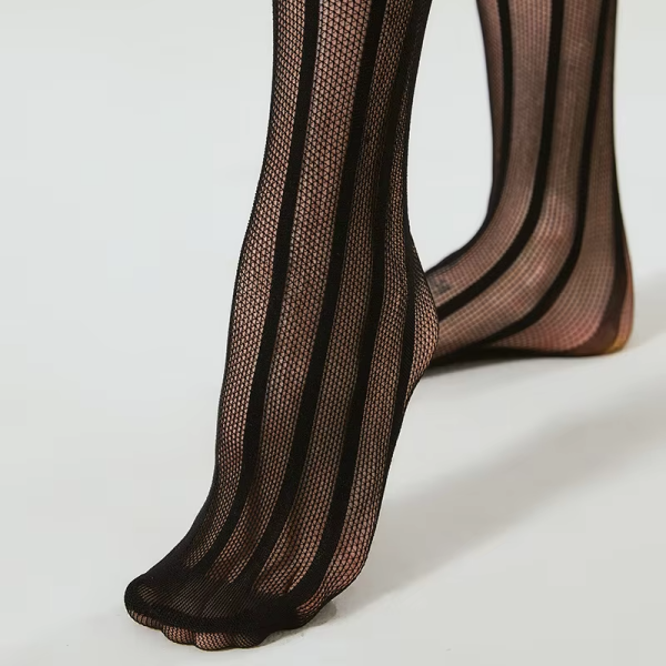 Striped Silicone Anti Slip Long  Stockings - Image 5