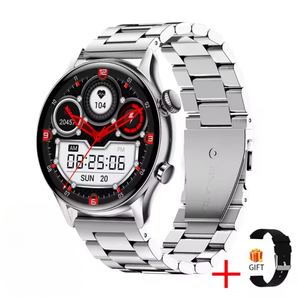 Always On Display Bluetooth Waterproof HD Screen Sport Fitness Men Smartwatch - Image 3