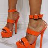 Casual Ankle Strap Platform Stiletto Prom Heel - Image 3