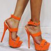 Casual Ankle Strap Platform Stiletto Prom Heel - Image 4
