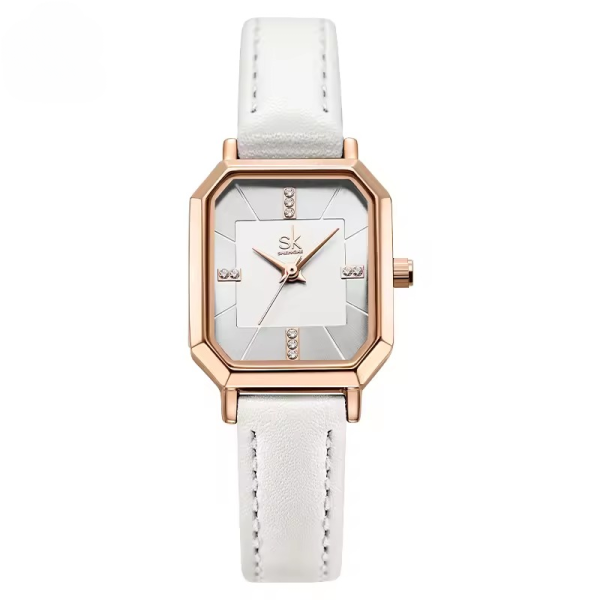 Casual Leather Strap Quartz Wristwatches Original Luxury Diamond Clock - Image 6