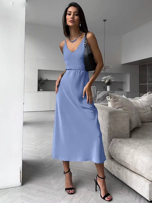 Casual Loose Sleeveless Tank Top With High Waist Midi Skirt 2 Piece Sets - Image 2