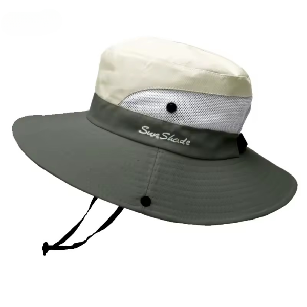 Casual Pure Color Outdoor Travel Fishing Waterproof Bucket Hat - Image 7