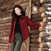 Casual Straight Bootcut High Waist With Pockets Slim Fit Velvet Warm Jeans - Image 4