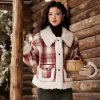 Casual Straight Bootcut High Waist With Pockets Slim Fit Velvet Warm Jeans - Image 2
