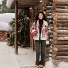 Casual Straight Bootcut High Waist With Pockets Slim Fit Velvet Warm Jeans