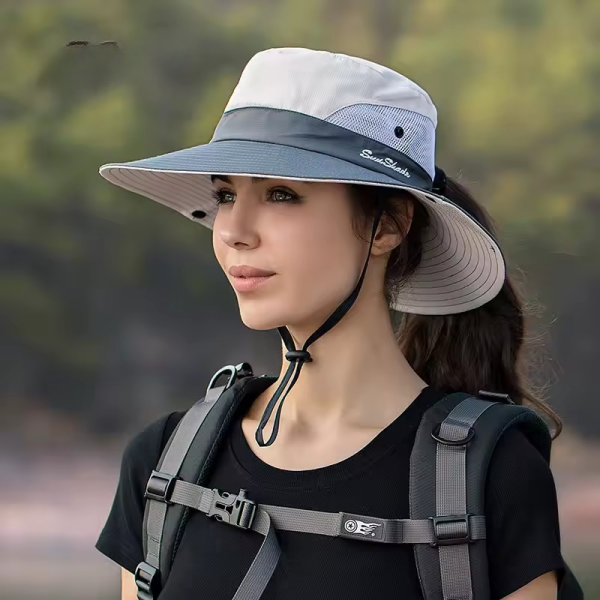 Casual Pure Color Outdoor Travel Fishing Waterproof Bucket Hat