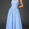 Casual Zipper A-Line Adjustable Straps Backless Print Midi Dress - Image 2
