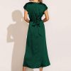 Elegant Jewel Neck Solid Color Semi Formal Long Dress - Image 5