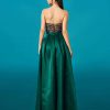 Formal Mermaid Strapless A Line Split Floor-Length Evening Party Gown - Image 6