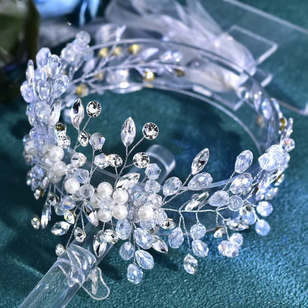 Luxury Crystal Bridal Waist Accessories Wedding Party Rhinestone Dress Belt - Image 5