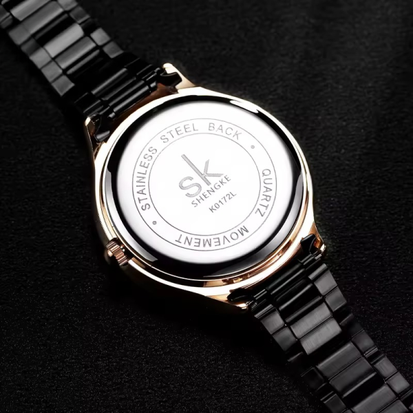 Luxury Stainless Steel Bracelet Quartz Precise Daily Casual Watch - Image 4