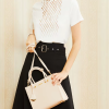 Retro Rivet Leather Large Capacity Cross Shoulder Casual Tote Bags - Image 2