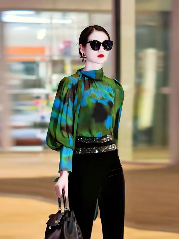 Luxury High-end Feeling Unique and Chic Super Beautiful Shirt - Image 5