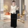 Casual High-end Top with a Unique and Elegant French Style White Long Sleeved Top - Image 4