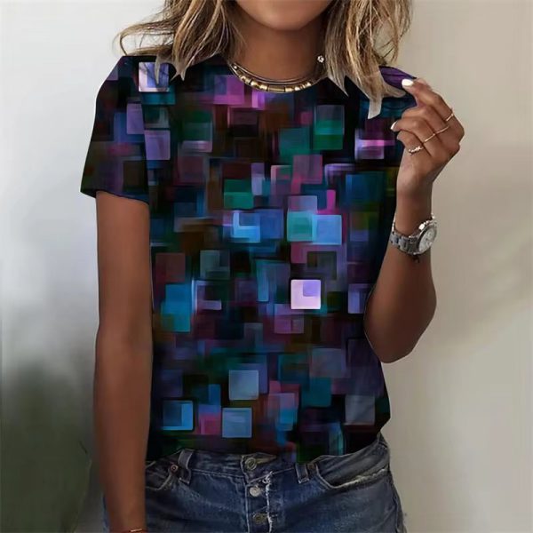 Eye Catching Pretty 3D Print Scales T Shirt for Everyday Wear