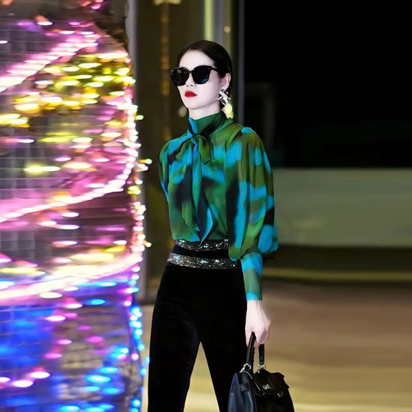 Luxury High-end Feeling Unique and Chic Super Beautiful Shirt - Image 3