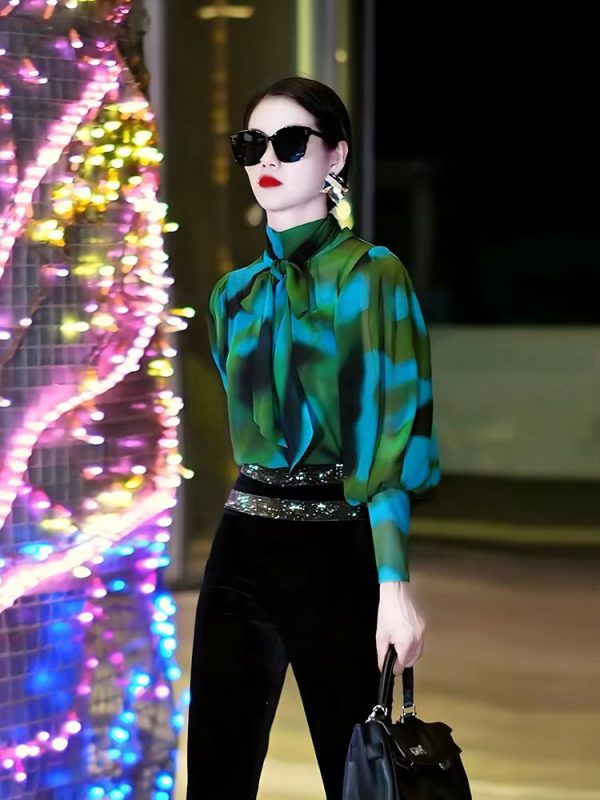 Luxury High-end Feeling Unique and Chic Super Beautiful Shirt - Image 2