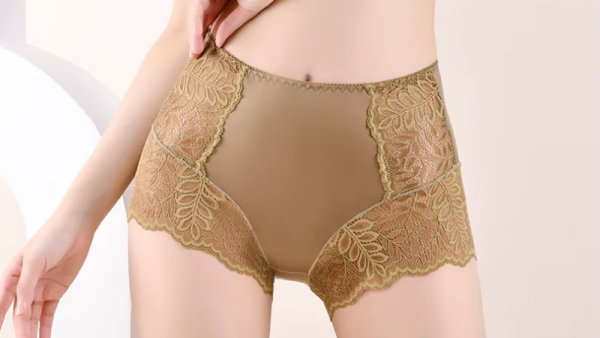 Intimates Seamless High Waist Ice Silk Comfort Lace Panties