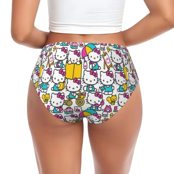 Beautiful Hello Kitty Cat Comfort Panties Underwear Briefs Underpants - Image 2