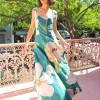 Elegant A-line Polyester Daily Casual Sleeveless Floral Maxi Dress