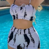Front Shorts Bikinis High Waist Bathers Beachwear Bathing Swimsuit - Image 9