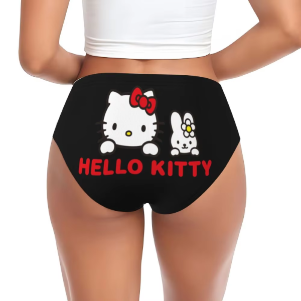 Hello Kitty Cat Beautiful Panties Underwear Comfort Briefs Underpants - Image 3