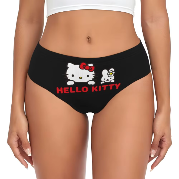 Hello Kitty Cat Beautiful Panties Underwear Comfort Briefs Underpants - Image 2