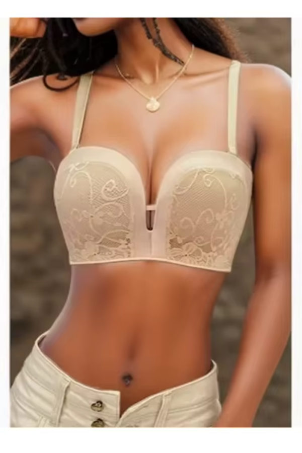 Invisible bralette Backless Small Breast Strapless Wireless Push Up Bra - Image 2