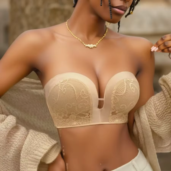 Invisible bralette Backless Small Breast Strapless Wireless Push Up Bra - Image 3