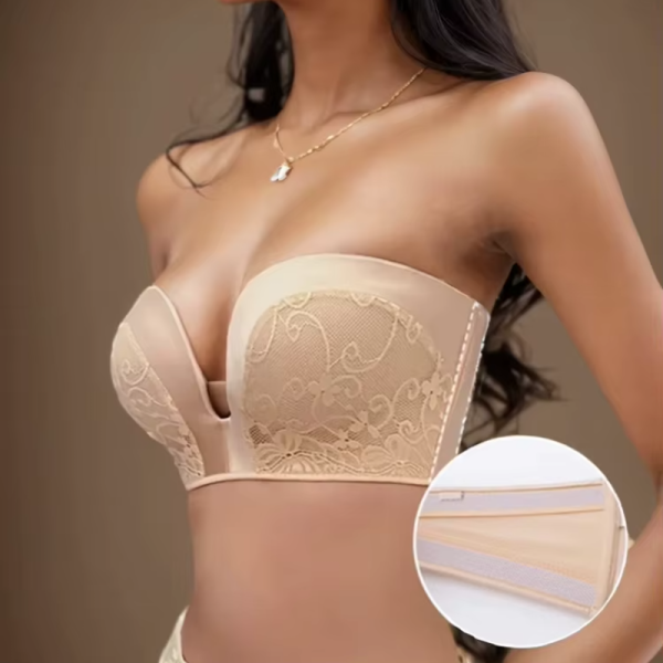 Invisible bralette Backless Small Breast Strapless Wireless Push Up Bra - Image 5