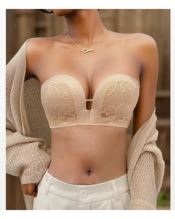 Invisible bralette Backless Small Breast Strapless Wireless Push Up Bra