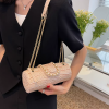 Luxury Small Chain Barrel Shaped PU Leather Bags - Image 7