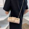 Luxury Small Chain Barrel Shaped PU Leather Bags - Image 5