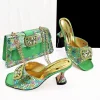 Square Toe Sandals With Matching Handbag Set Perfect for Weddings and Parties - Image 6