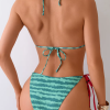 Triangle String Halter Swimsuit Watermelon Swimwear Bathers Bikinis Set - Image 3