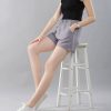 Casual Wide Leg Drawstring Cotton Elastic Waist Biker Shorts - Image 8