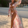 Elegant Fashion Beach Wrap Bath suit Bath wear Low Waist Swimsuits Cover Up - Image 3