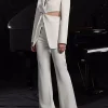 Elegant With Cut-Out Waist And Rhinestone Decoration 2-Piece Set - Image 4