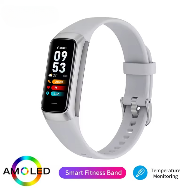Heart Rate Blood Waterproof Connected Smart Bracelet Sport Fitness Tracker Watch - Image 3
