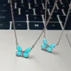 Luminous Butterfly Glow in the Dark Clavicle Chain Party Necklace Bracelet Set - Image 5