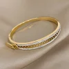 Luxury Stainless Steel Zip Hand Zipper Charm Bracelets - Image 4