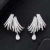 Luxury Trendy Cubic Zircon Anniversary Dance Party Earrings - Image 5