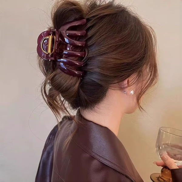 Design Top Grade Pumpkin Sweet Hair Ornament Back Long Hair Hold Hairpin - Image 5