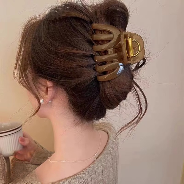 Design Top Grade Pumpkin Sweet Hair Ornament Back Long Hair Hold Hairpin - Image 3