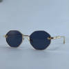 Vintage Oversized Steampunk Metal Frame Square Sunglass For Classic Shades - Image 4