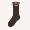 Plaid Lolita Lace-up Luxurious Quality Footwear Socks - Image 11