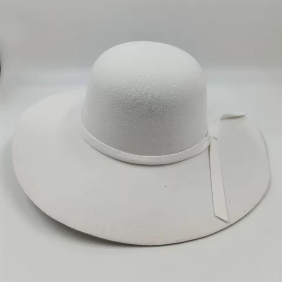 Vintage Big Brim Colorful Felt Fedora Fashion Dome Bucket Hat - Image 4